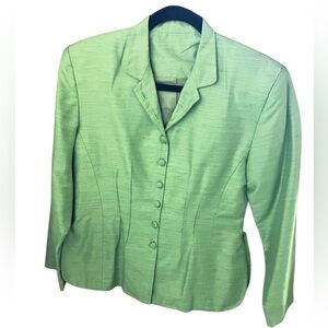 Chic Lime Green Womens Blazer